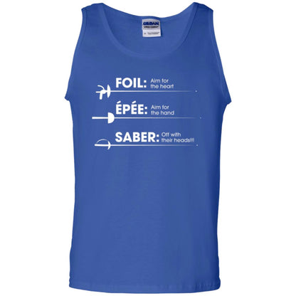 Fencing T-shirt Foil Saber Definition Royal