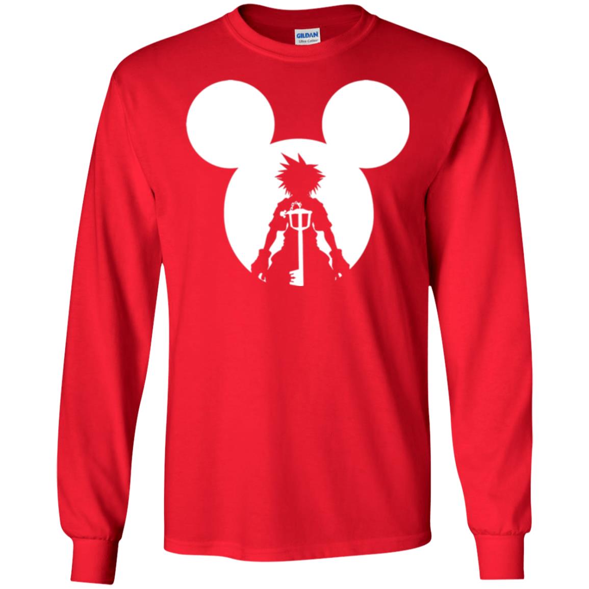 Mickey Lovers T-shirt Disney Kingdom Hearts Red