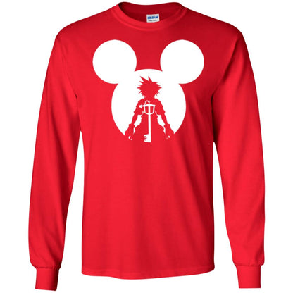 Mickey Lovers T-shirt Disney Kingdom Hearts Red