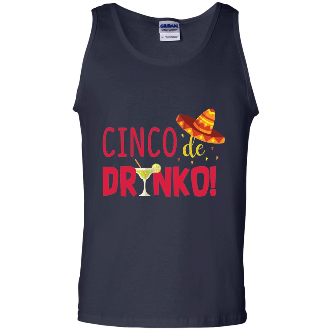 Cinco De Drinko Cinco Mayo 2018 Drinking T-shirt Navy
