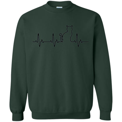 Cat Lovers T-shirt Forest Green