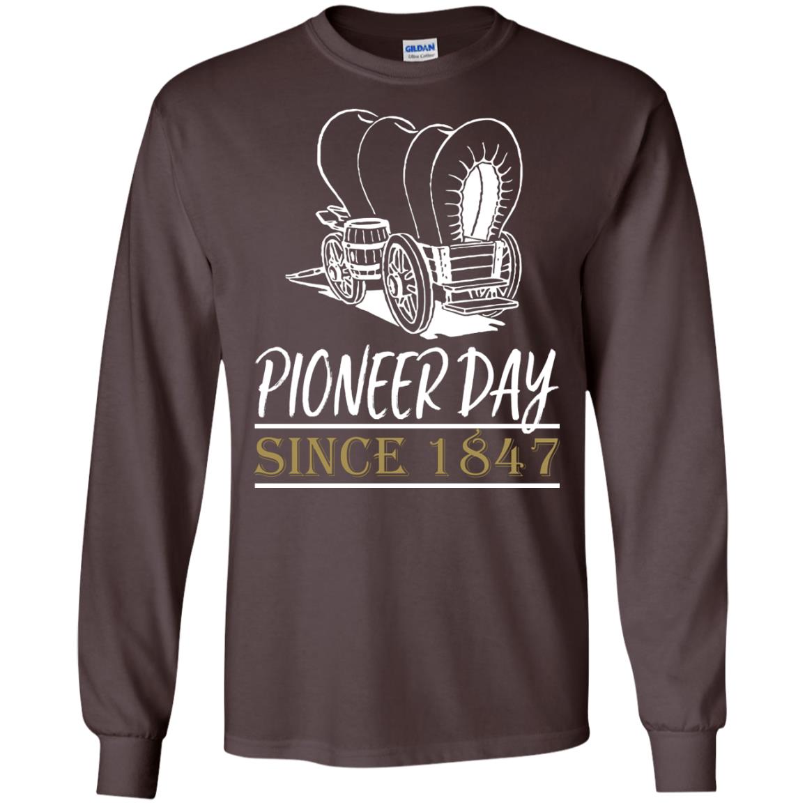 Pioneer Day Since 1847 Shirt Dark Chocolate