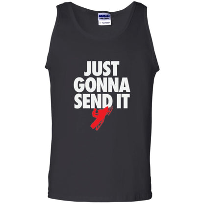 Snowmobile T-shirt Just Gonna Send It T-shirt Black