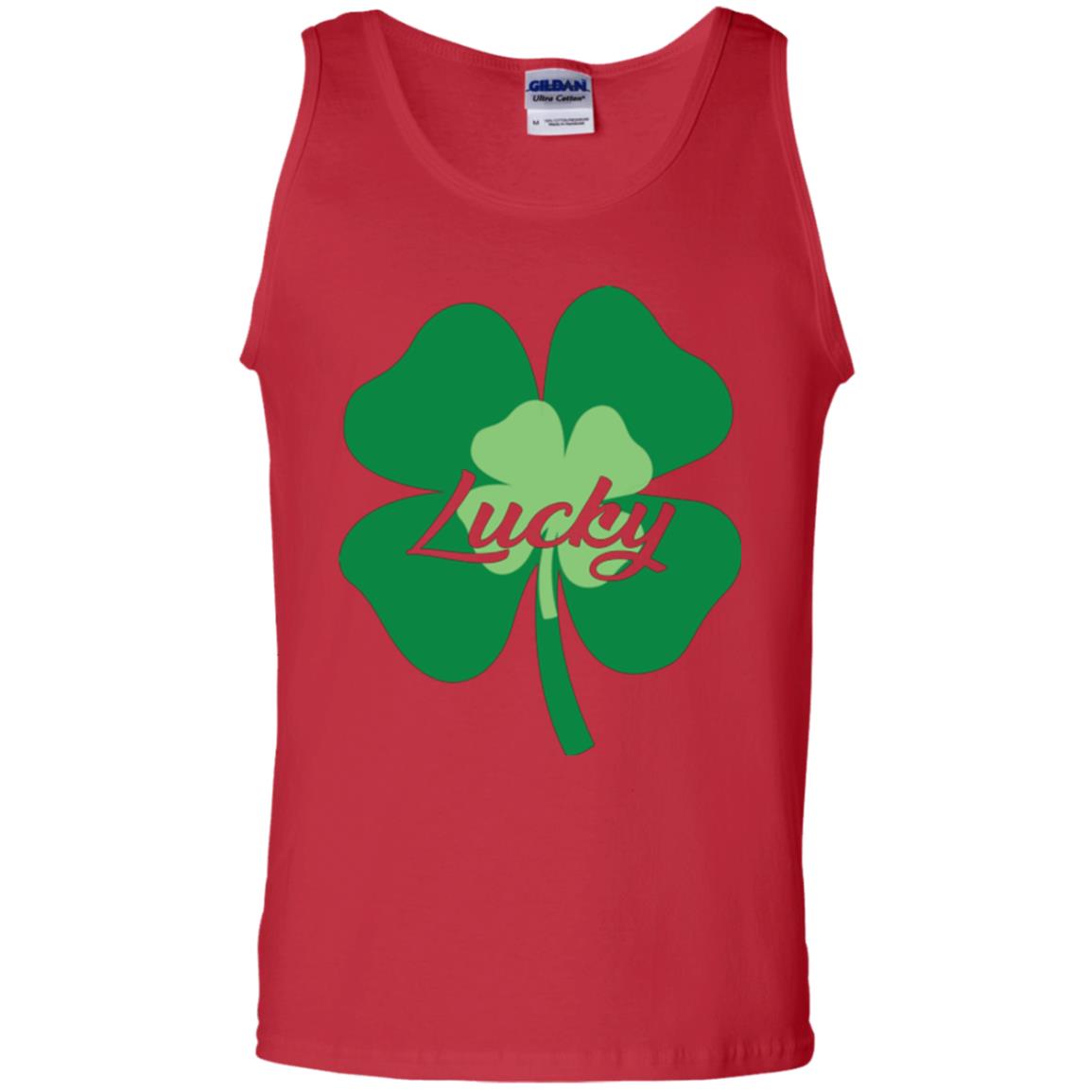 Saint Patrick's Day T-shirt Lucky Leprechaun Red