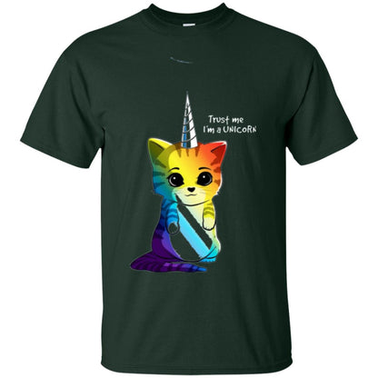 Cat Lovers T-shirt Caticorn Rainbow Trust Me I_m A Unicorn Forest