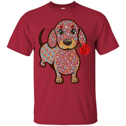 Dachshund Quilts Idea Gift Shirt For Mens Womens Cardinal