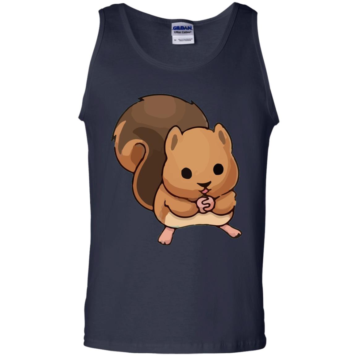 Cute Squirrel Graphic T-shirt Navy