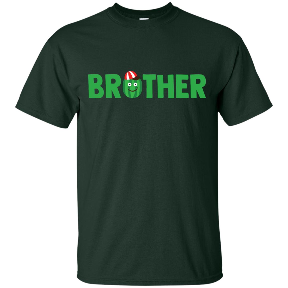Brother Watermelon Funny Summer Melon Fruit Shirt For Brother Forest