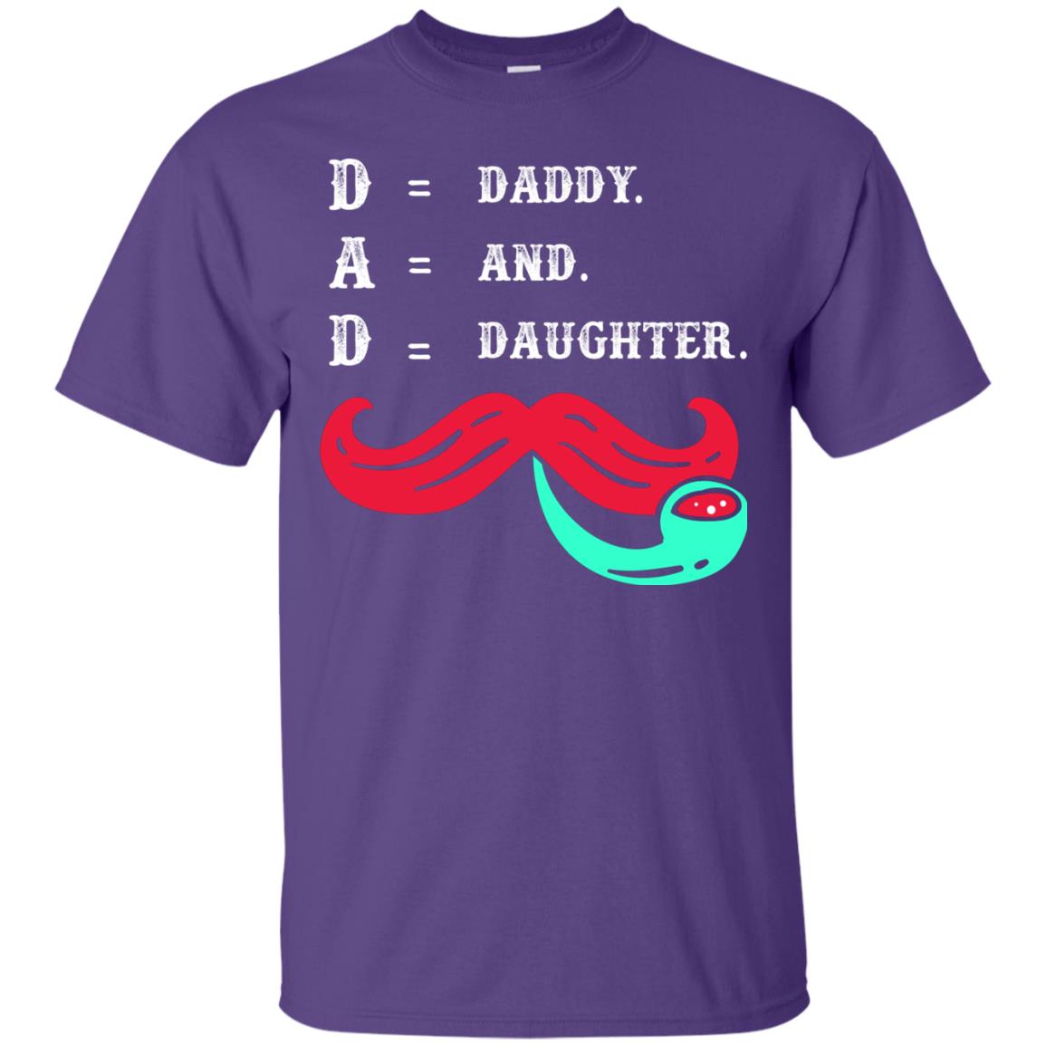 Daddy And Daughter Dad Shirt For Father_s Day Purple