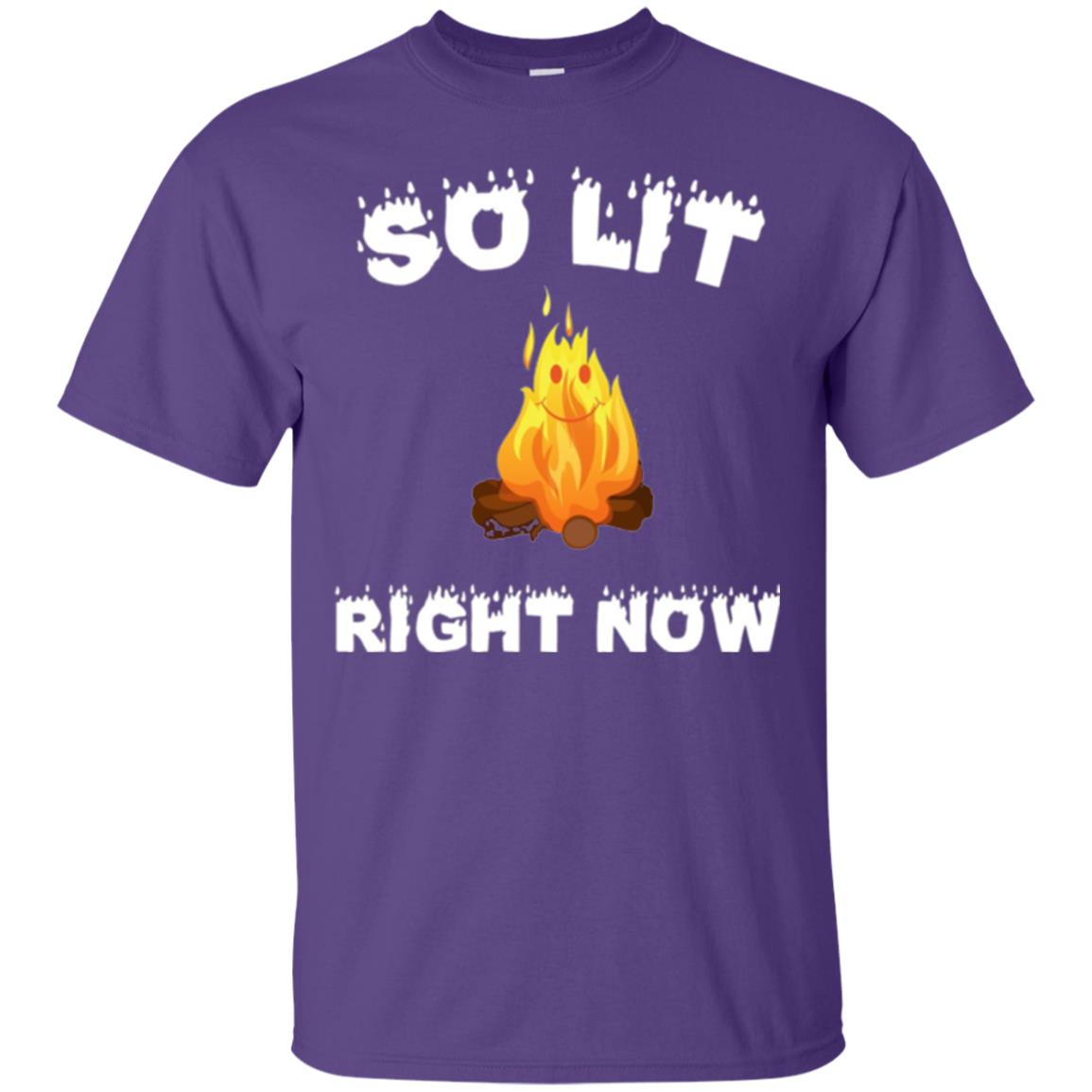So Lit Right Now Camper T-shirt Purple
