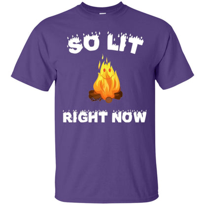 So Lit Right Now Camper T-shirt Purple