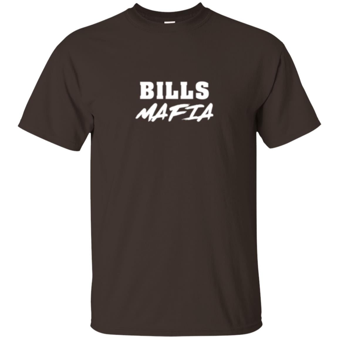Football Lovers T-shirt Bills Mafia Buffalo Dark Chocolate
