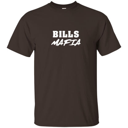 Football Lovers T-shirt Bills Mafia Buffalo Dark Chocolate