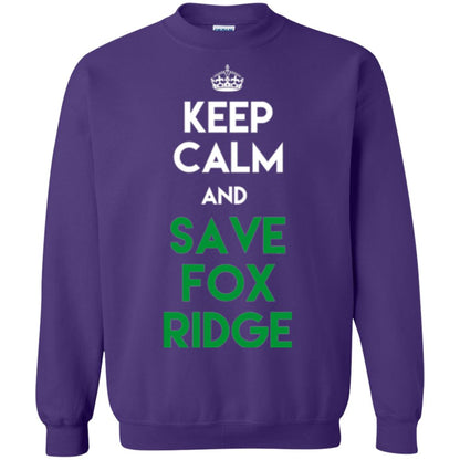Elementary T-shirt Keep Calm And Save Fox Ridge T-shirt Purple