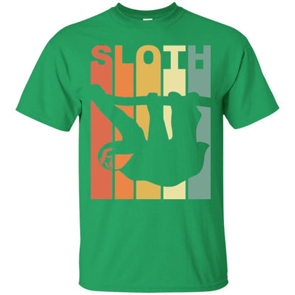 Vintage Sloth T-shirt Irish Green