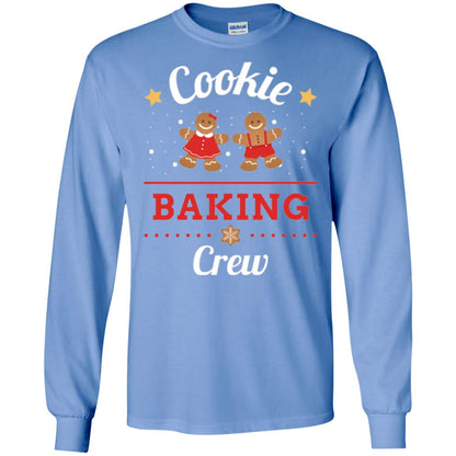 Christmas T-shirt Gingerbread Cookie Baking Crew Carolina Blue