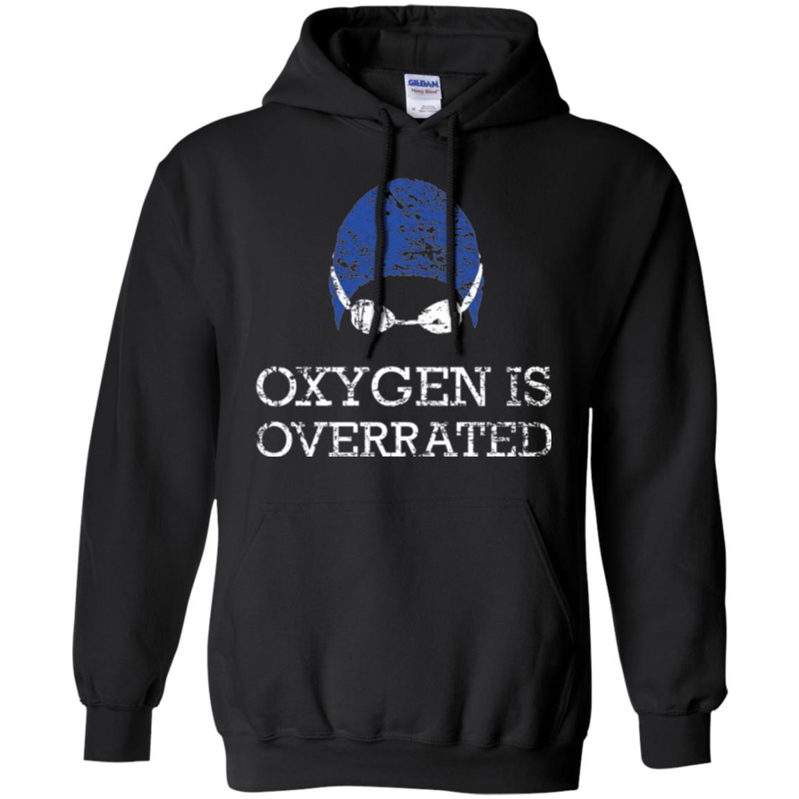 Swimming Lovers T-shirt Oxygen Is Overrated Black