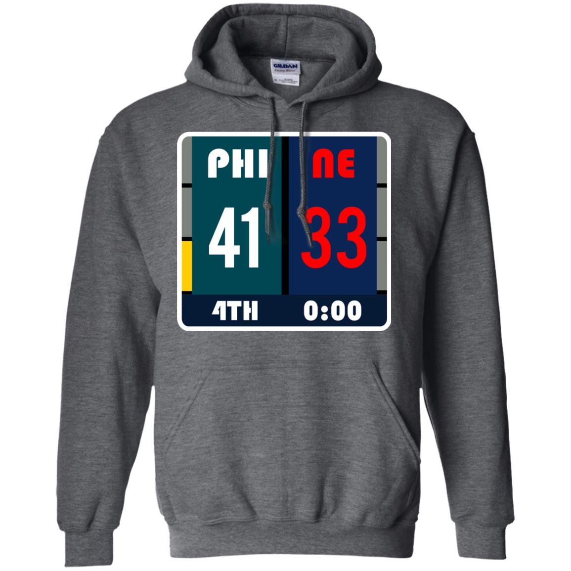 Football Philadelphia T-shirt Eagles Vs New England Dark Heather