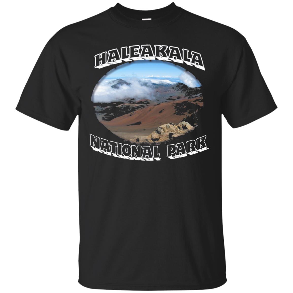 Mountain T-shirt Haleakala National Park Volcoana Black
