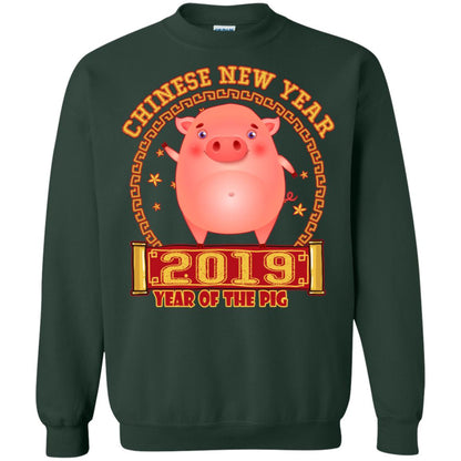 Chinese New Year Year 2019 Of The Pig Shirt Forest Green