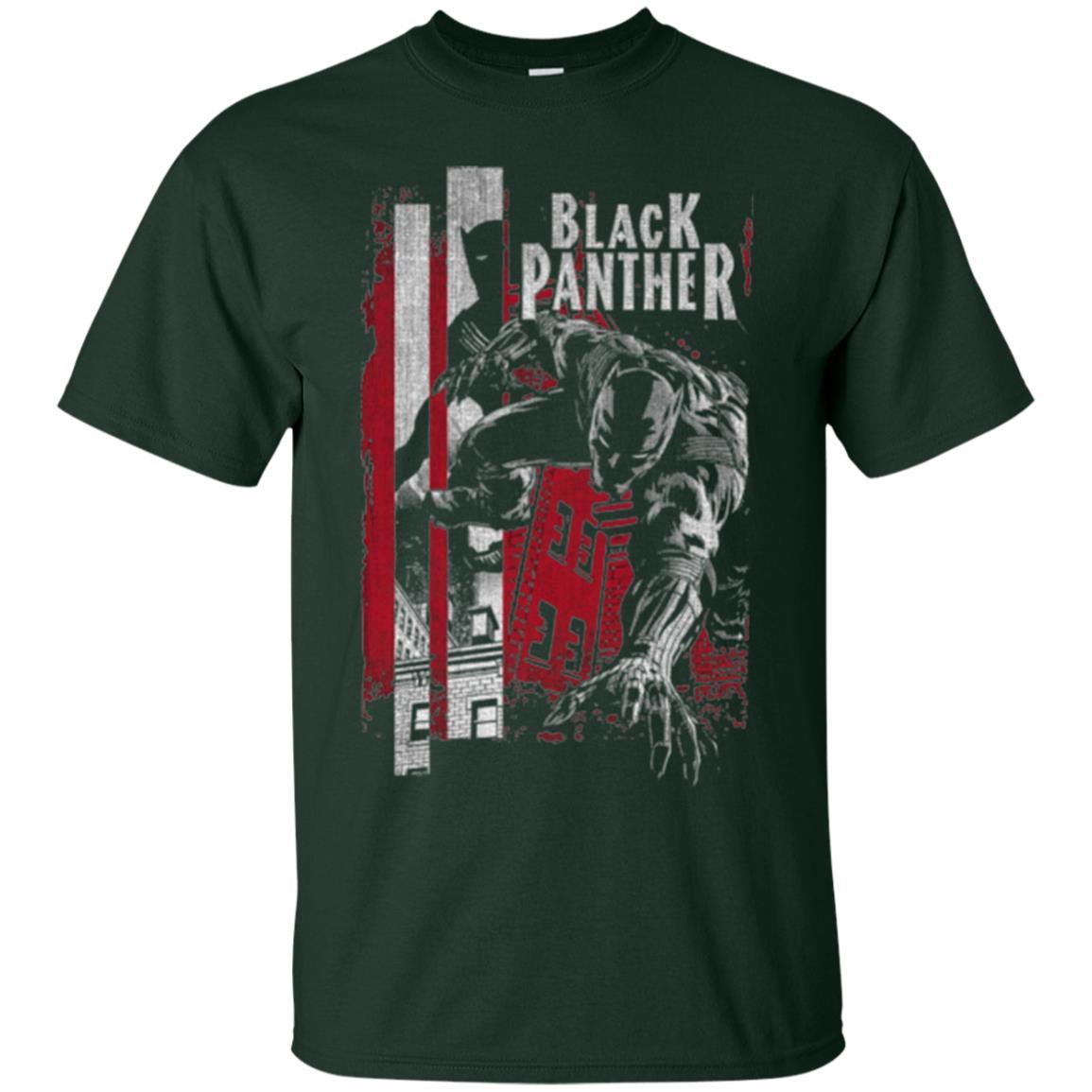 Film T-shirt Panther Lurk Graphic T-shirt Forest Green