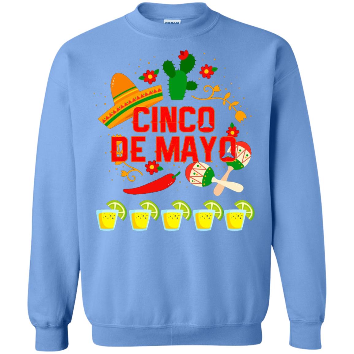 Fiesta Cinco De Mayo T-shirt Cinco De Mayo Carolina Blue