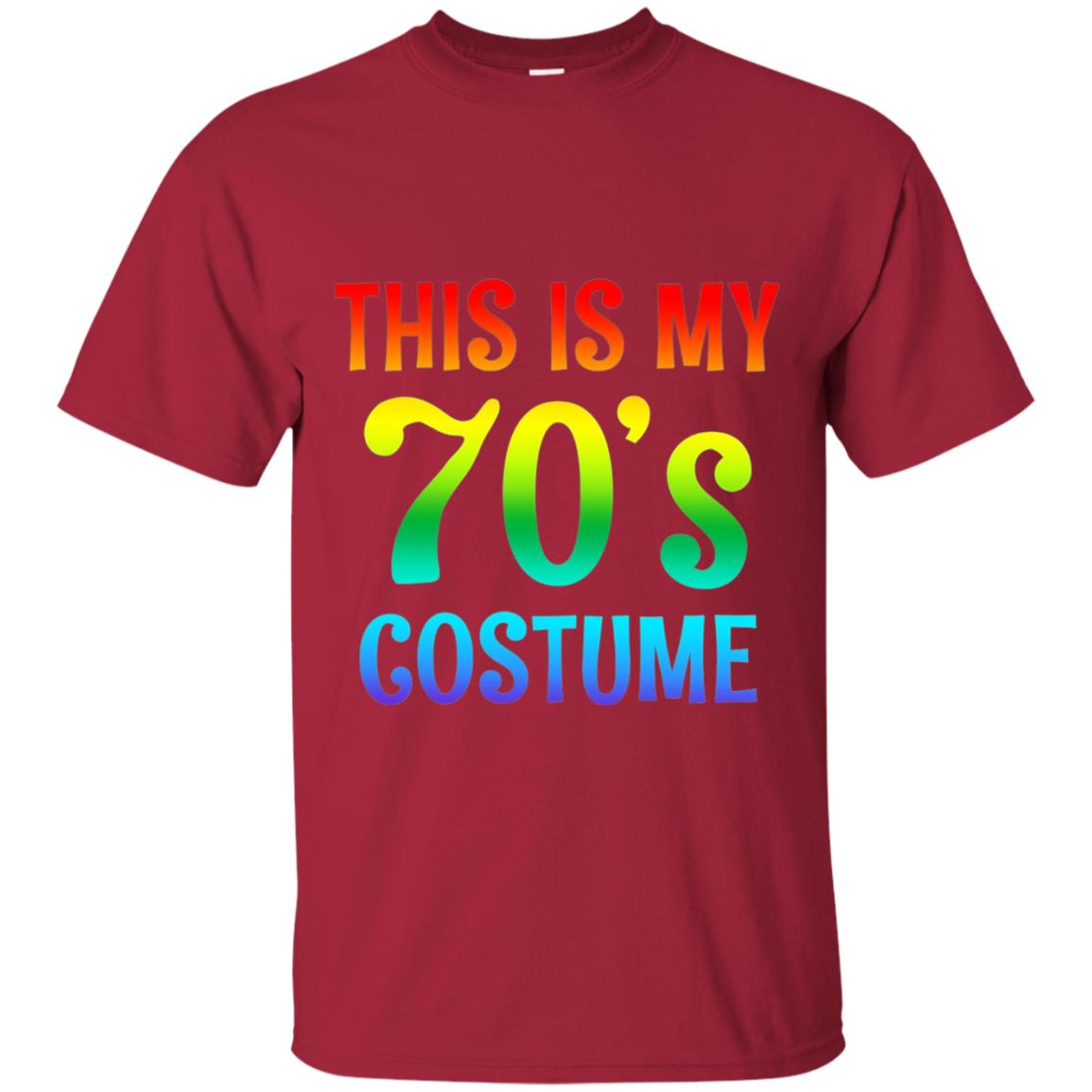This Is My 70_s Costume T-shirt Cardinal