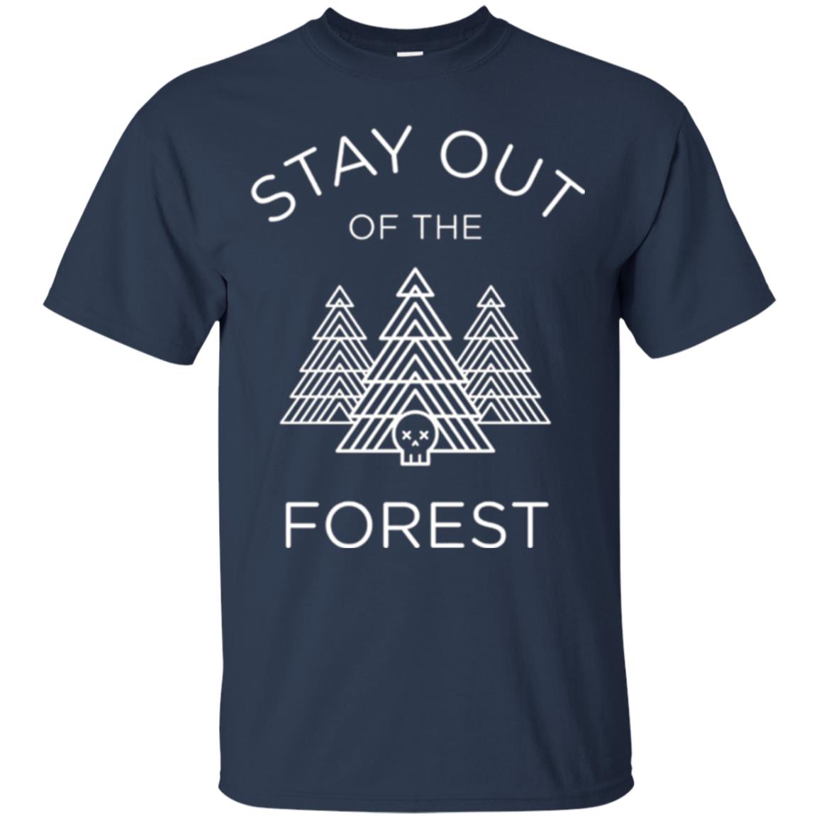 Murderino T-shirt -stay Out Of The Forest Navy