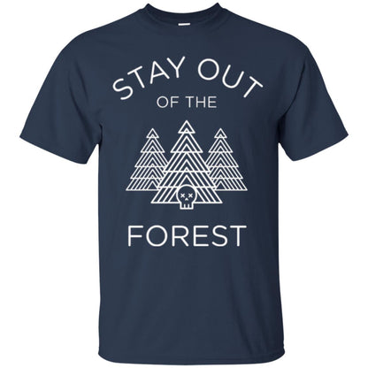 Murderino T-shirt -stay Out Of The Forest Navy