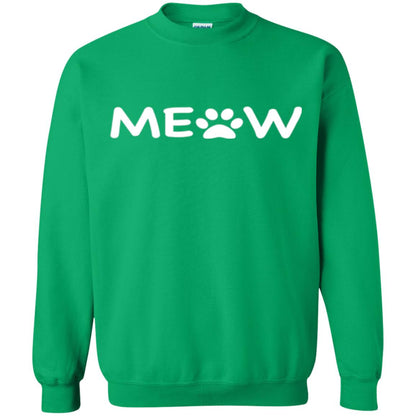 Cat Lovers T-shirt Meow Kitten Paw Irish Green