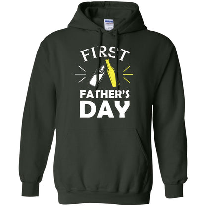 First Father's Day Shirt Forest Green