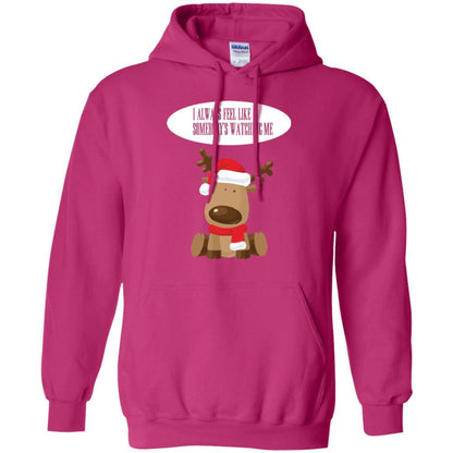 Christmas T-shirt I Always Feel Like Somebody's Watching Me Heliconia