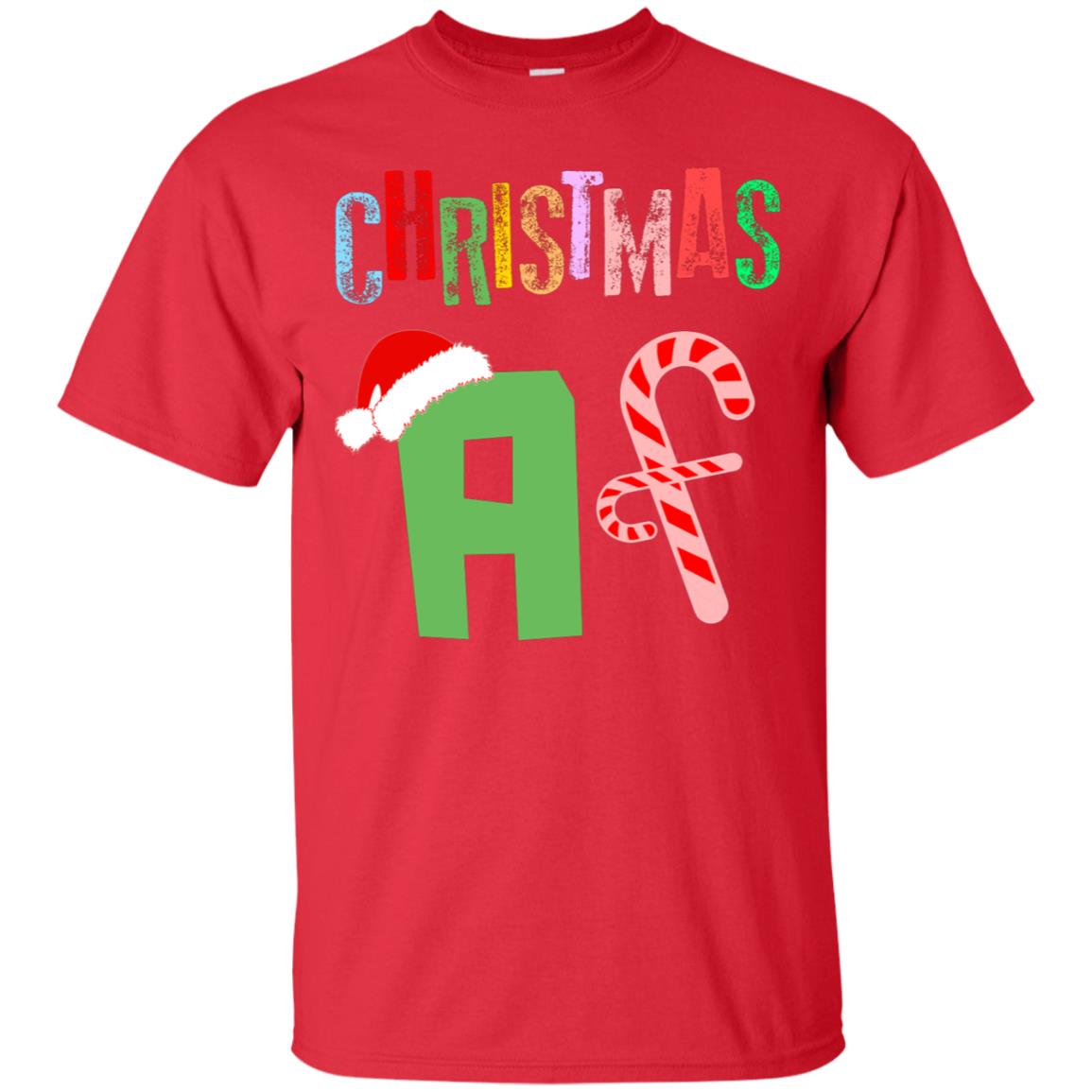 Chrismas Af X-mas Gift Shirt For Mens Or Womens Red