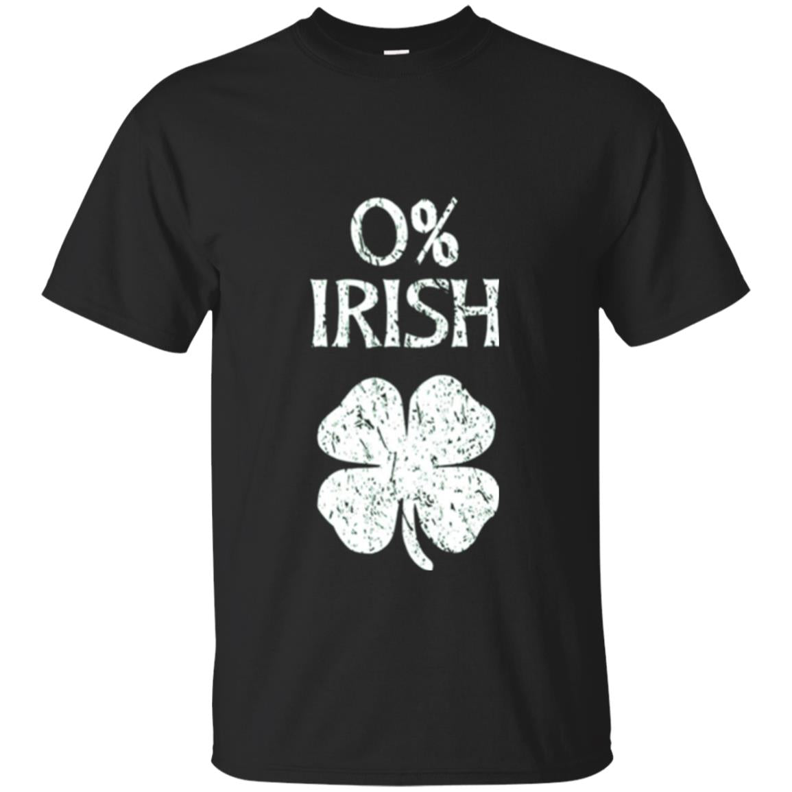 St. Patrick Day T-shirt Shamrocks 0_ Irish Vintage Black