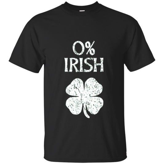 St. Patrick Day T-shirt Shamrocks 0_ Irish Vintage Black