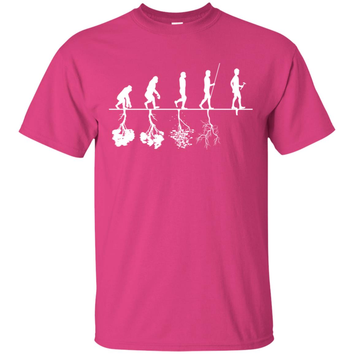 Evolution Tree Of Human Life Thinking Save Environment Shirt Heliconia