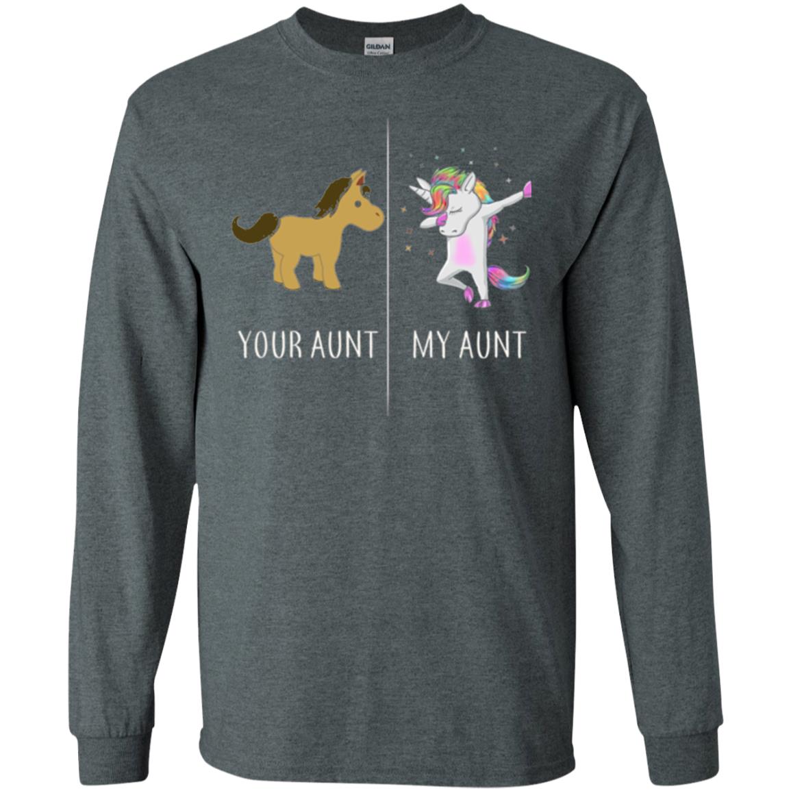Family T-shirt Your Aunt My Aunt Dark Heather