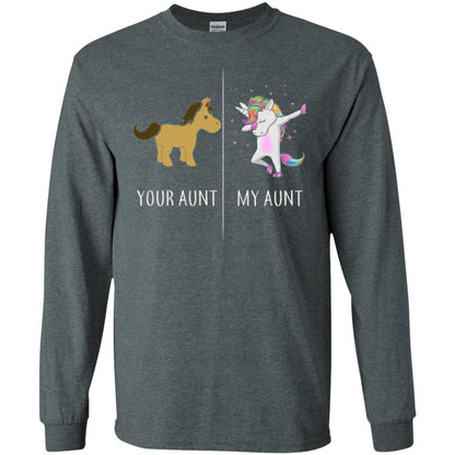 Family T-shirt Your Aunt My Aunt Dark Heather