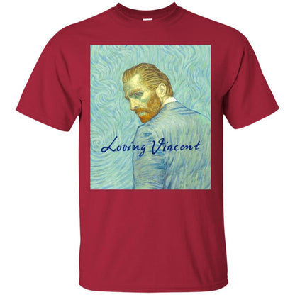 Movie Poster T-shirt Loving Vincent Cardinal