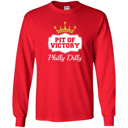 Football Lover T-shirt Philly Dilly Pit Of Victory T-shirt Red