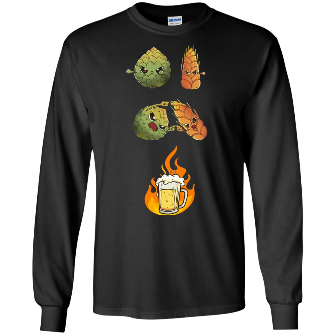 Beer Lover T-shirt Beer Fusion Black