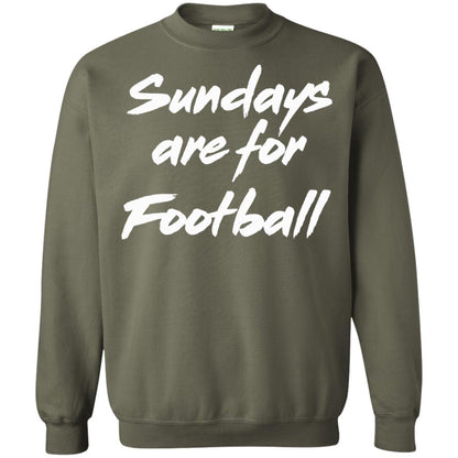 Football Lover T-shirt Sundays Are For Football Military Green