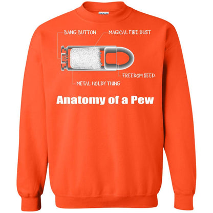 Bullet T-shirt The Anatomy Of A Pew Orange