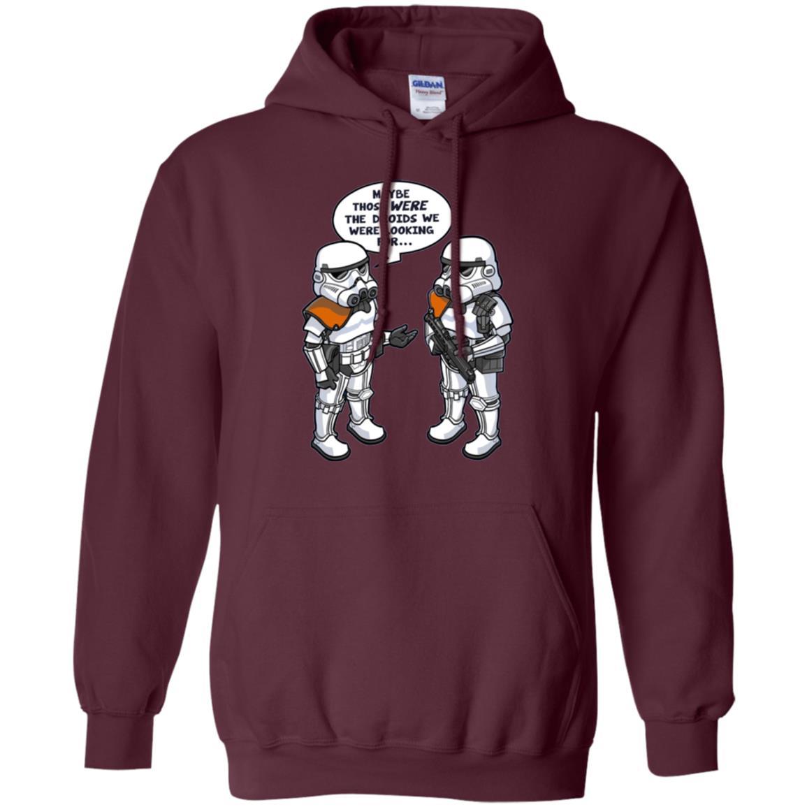 Film T-shirt Wrong Droids Comic Graphic Maroon