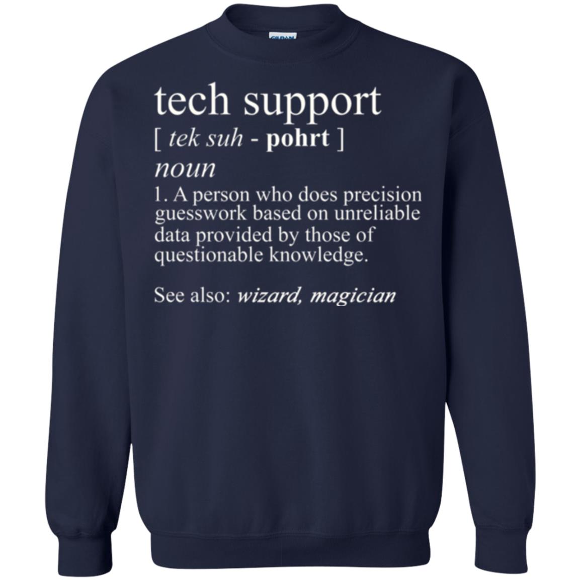 Tech Support T-shirt Navy