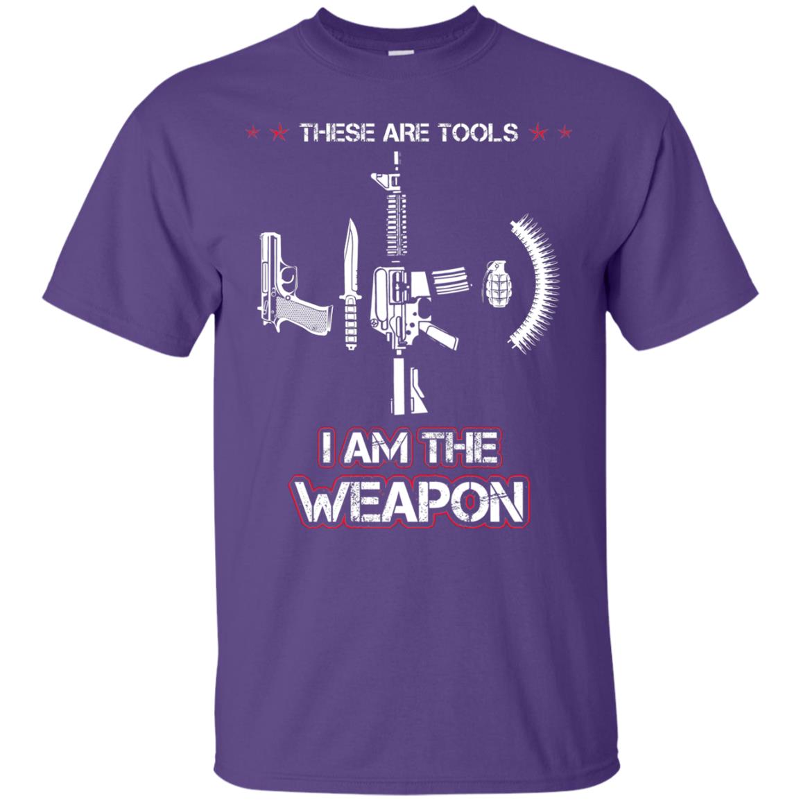 These Are Tools I Am The Weapon Shirt Purple