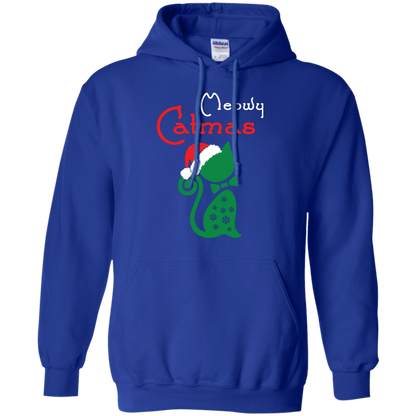 Cat Christmas T-Shirt Meowy Catmas Royal