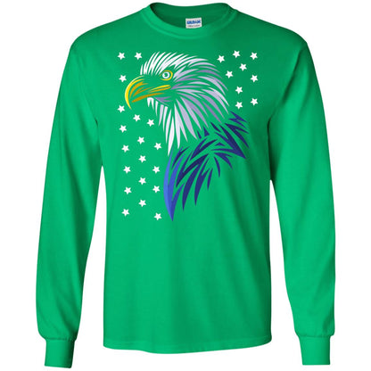 Usa Eagle Flag Stars T-shirt Tribal Style T-shirt Irish Green