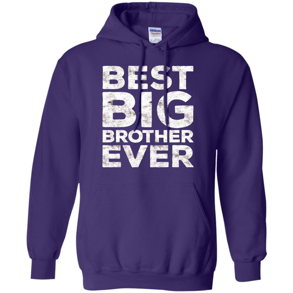 Best Big Brother Ever Family T-shirt Purple