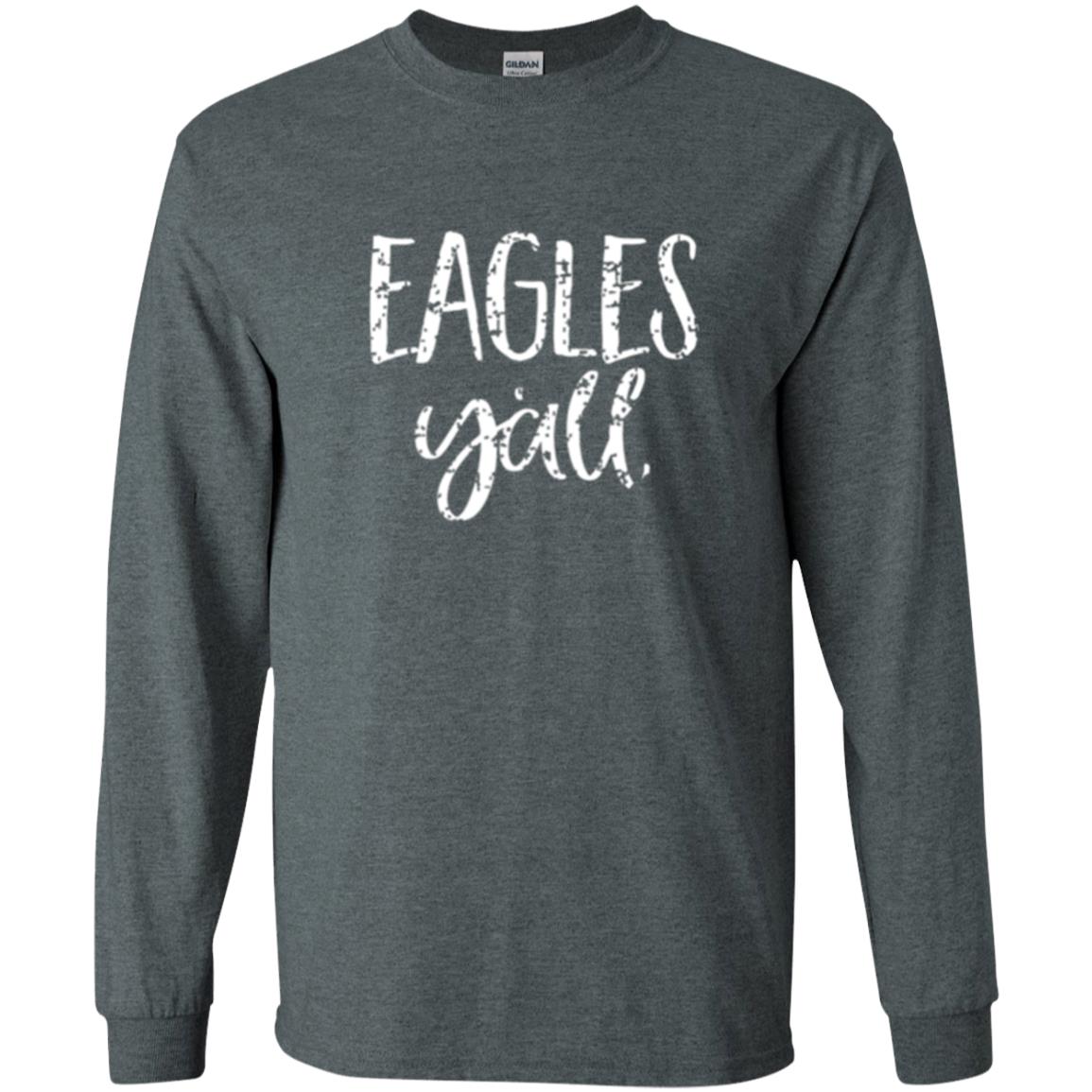 Eagles Y_all Flying Eagles T-shirt Dark Heather